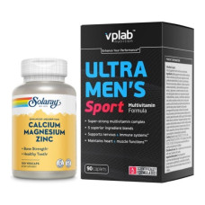 Набір "Здоров’я щодня для чоловіків Sport" Multivitamin Ultra Men's Sport 90 капсул плюс Calcium Magnesium Zinc - 100 капсул