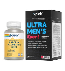 Набір "Здоров’я щодня для чоловіків Sport" Multivitamin Ultra Men's Sport 90 капсул плюс Calcium Magnesium Zinc - 100 капсул