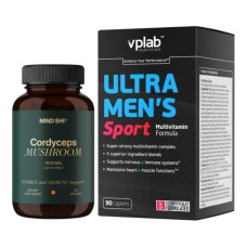 Набір «Енергія та витривалість Sport» Multivitamin Ultra Men's Sport 90 капсул плюс Cordyceps Mushroom 1000мг 60 капсул