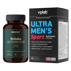 Набір «Тонус та активність Sport» Multivitamin Ultra Men's Sport 90 капсул плюс Shiitake Mushroom 1000мг 60 капсул