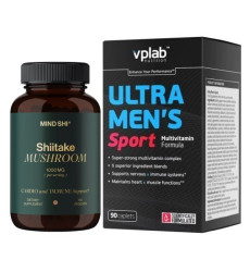 Набір «Тонус та активність Sport» Multivitamin Ultra Men's Sport 90 капсул плюс Shiitake Mushroom 1000мг 60 капсул