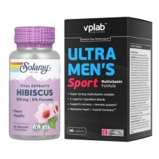 Набір «Тонус та активність Sport» Multivitamin Ultra Men's Sport 90 капсул плюс Hibiscus Flower Extract 250мг 60 капсул