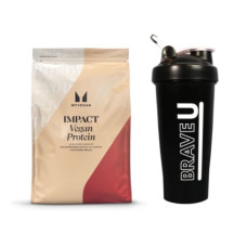 Набір "Vegan Balance" - Vegan Blend 1000гр Unflavoured ПЛЮС Шейкер 700мл Чорний