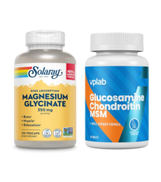 Набір "Здорові суглоби та відновлення" - Magnesium Glycinate 350mg - 120 vcaps - 60vcaps ПЛЮС Glucosamine Chondroitin MSM - 90 tabs