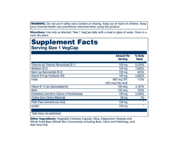 Vitamin B-Complex 100 - 50 vcaps
