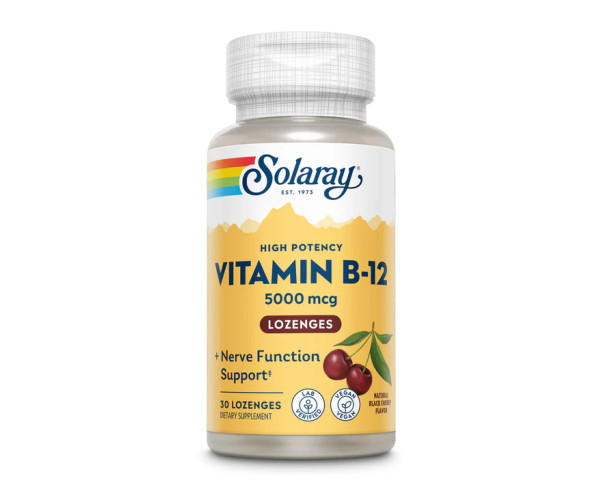 Vitamin B-12 5000mcg - 30 lozenges Natural Cherry