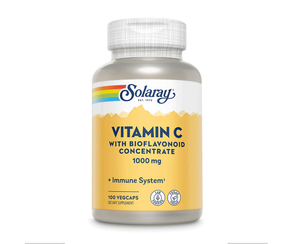 Vitamin C with Rose Hips, Acerola & Bioflavonoids 1000mg - 100 vcaps