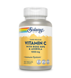 Vitamin C with Rose Hips & Acerola 1000mg - 100 vcaps