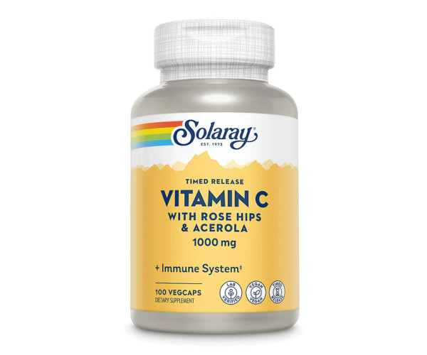 Vitamin C with Rose Hips & Acerola 1000mg - 100 vcaps