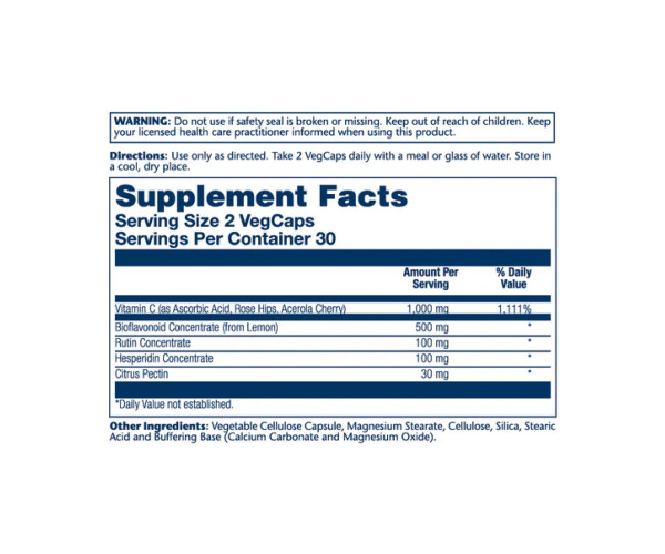 Super Bio Vitamin C 1000mg - 250 vcaps