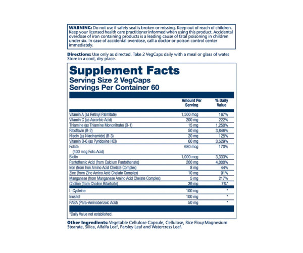 Hair Nutrients - 120 vcaps