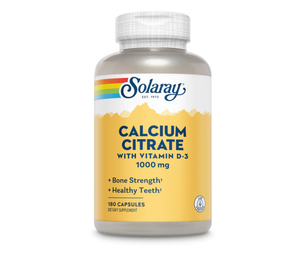 Calcium Citrate w/Vit D-3 1000mg - 180 caps