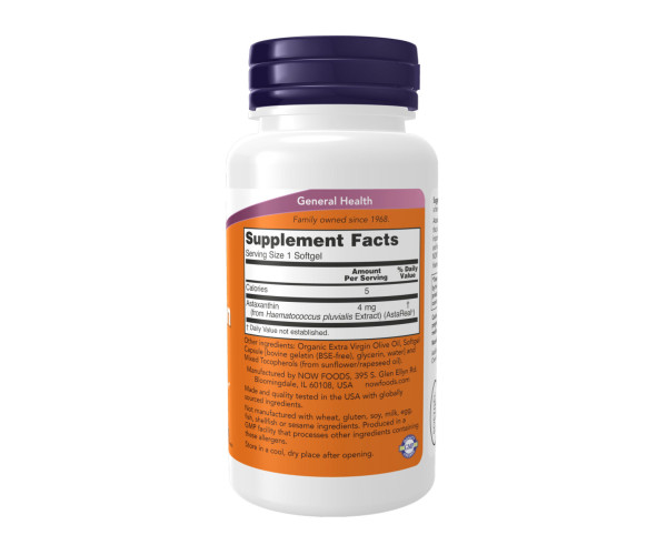 Astaxanthin 4 mg - 90 softgels
