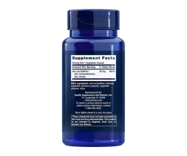 Zinc Caps 50mg - 90 veg caps