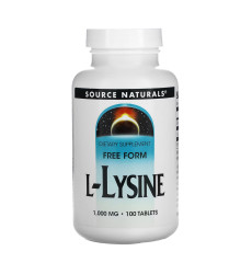 L-Lysine 1000mg - 100 tabs