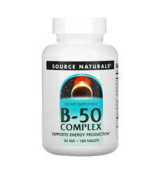 Vitamin B-50 Complex 50mg - 100 tabs