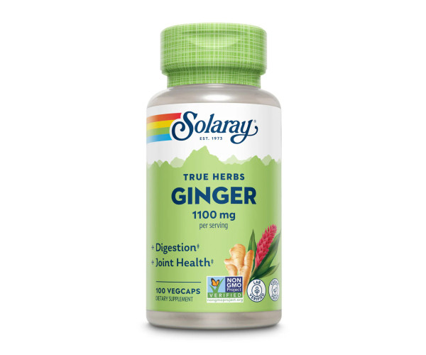 Ginger Root 1100mg (2 serv. of 550mg) - 100 vcaps