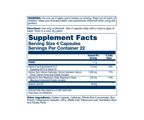 Calcium & Magnesium Amino Acid - 90 caps