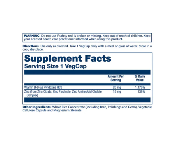 Bio Zinc 15mg - 100 vcaps