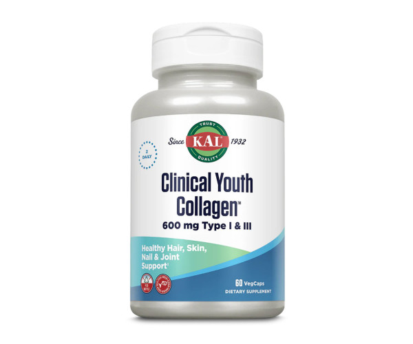 Clinical Youth Collagen I&III 600mg - 60 vcaps