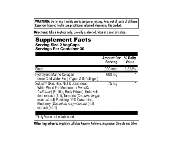 Clinical Youth Collagen I&III 600mg - 60 vcaps
