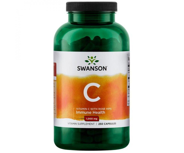 Vitamin C with Rose Hips 1000 mg - 250 caps