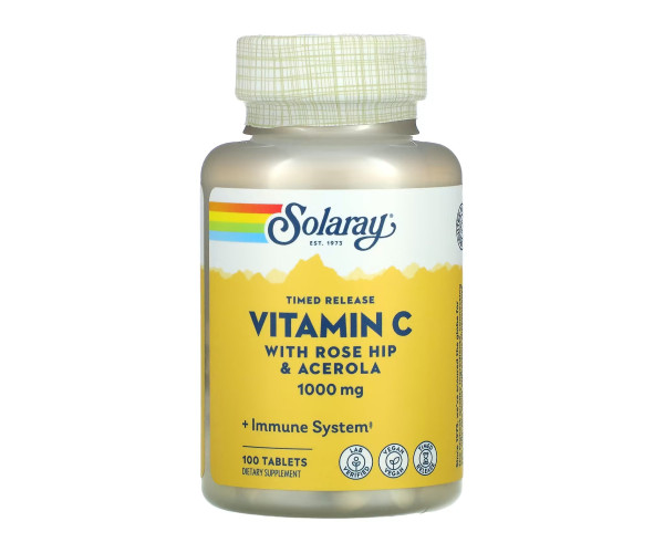 Vitamin C with Rose Hips & Ace 1000mg - 100 tabs