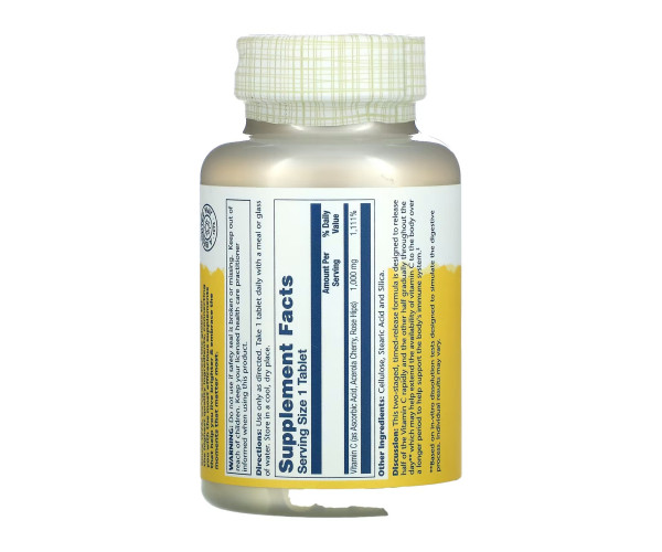 Vitamin C with Rose Hips & Ace 1000mg - 100 tabs