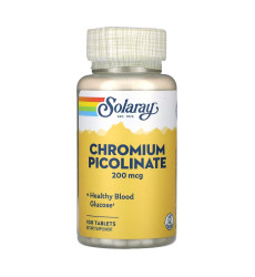 Chromium Picolinate 200mcg - 100 tabs