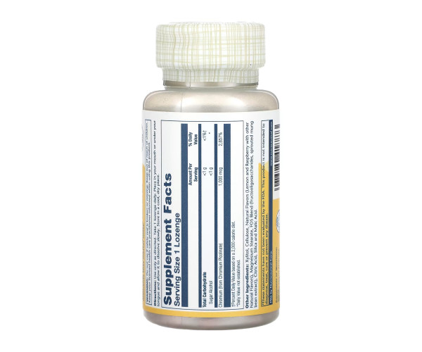 Chromium Picolinate 1000mcg - 100 lozenges Lemon-Raspberry