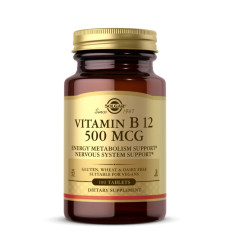 Vitamin B12 500mcg - 100 tabs