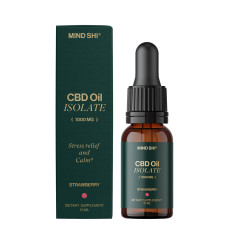 CBD Oil Isolate 1000 mg Strawberry - 10 ml