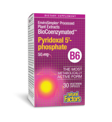 BioCoenzymated Pyridoxal 5'-phosphate 50mg - 30 vcaps