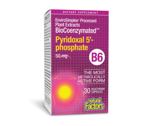 BioCoenzymated Pyridoxal 5'-phosphate 50mg - 30 vcaps