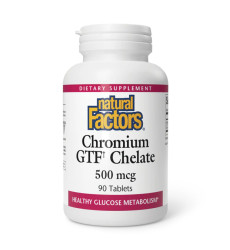 Chromium GTF Chelate 500mcg - 90 tabs