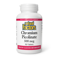 Chromium Picolinate 500mcg - 90 tabs