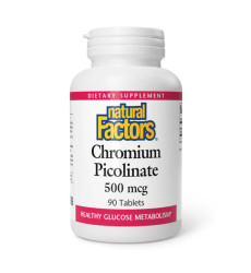 Chromium Picolinate 500mcg - 90 tabs