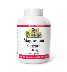 Magnesium Citrate 150mg - 180 caps