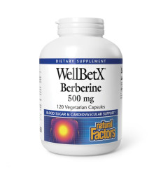 WellBetX Berberine 500mg - 120 vcaps