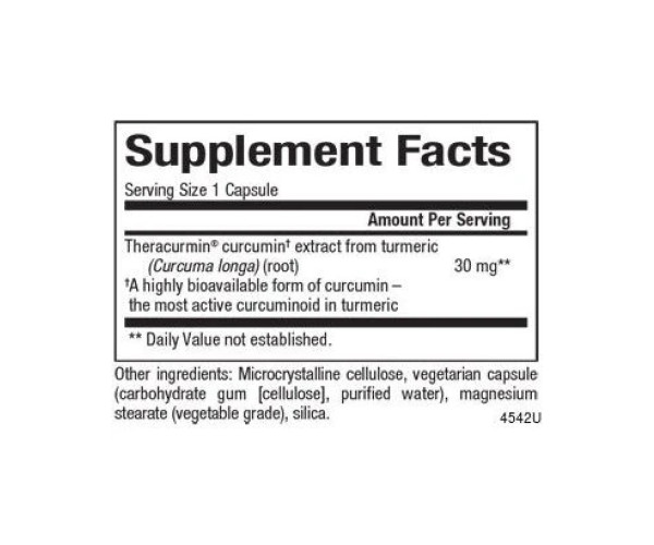 CurcuminRich Theracurmin 30 mg - 60 vcaps