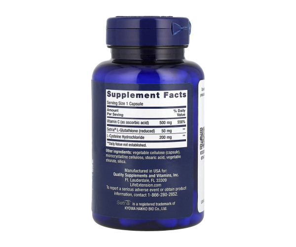 Glutathione Cysteine & C - 100 caps