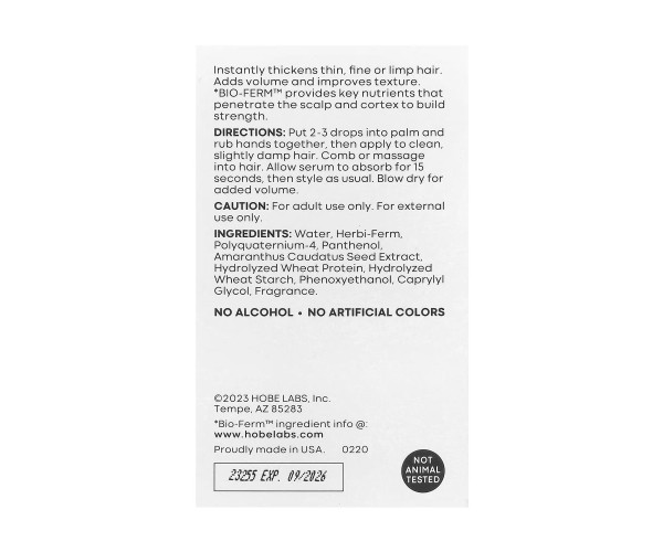 Hair Thickening Serum - 59 ml