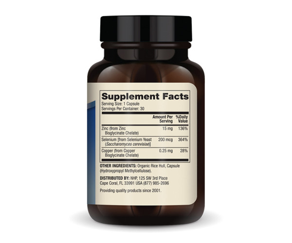 Zinc plus Selenium - 30 caps