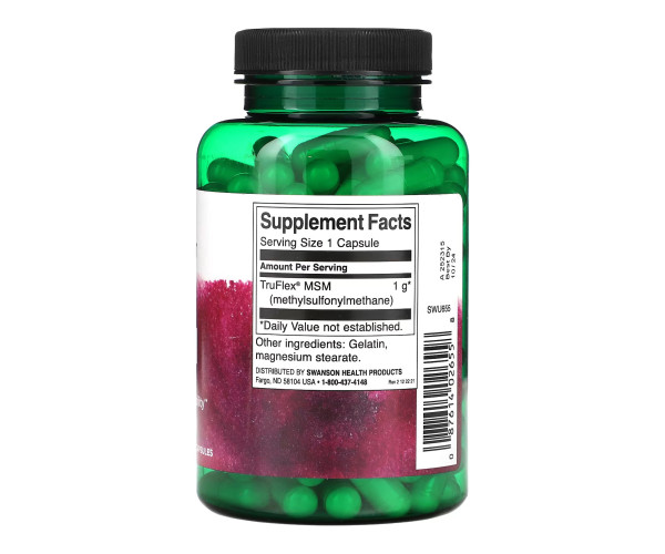 MSM 1000mg - 120 caps