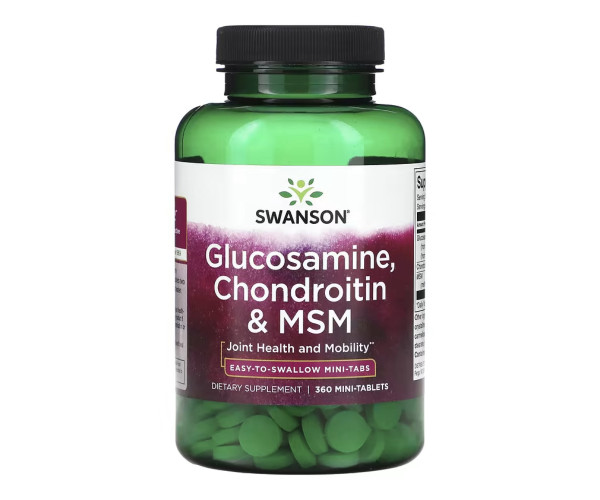 Glucosamine, Chondroitin & Msm Mini Tabs - 360 tabs