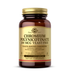 Chromium Polynicotinate 200mcg YeastFree - 100 vcaps