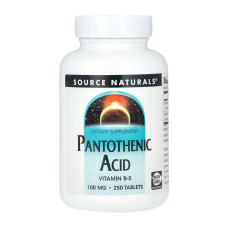 Pantothenic Acid 100 mg - 250 tabs