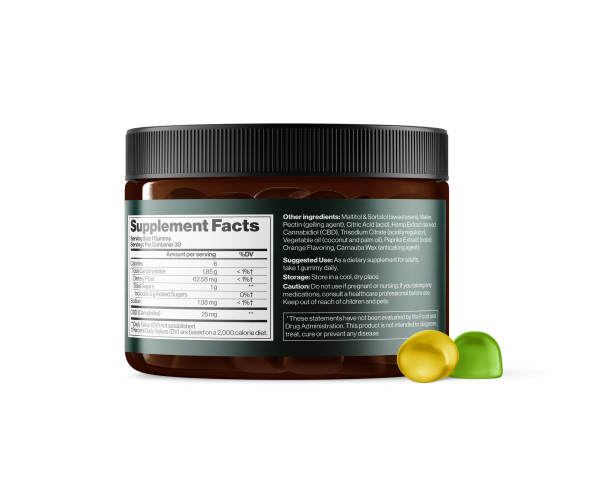 CBD Gummies Full Spectrum 750 mg Apple & Lemon - 30 gummies