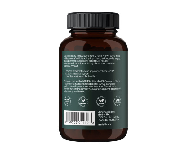 Chaga Mushroom 1000 mg - 60 vegcaps