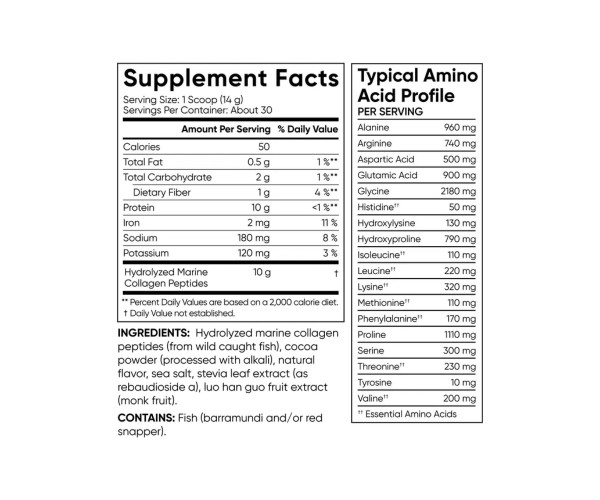 Marine Collagen - 426g Dark Chocolate